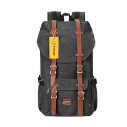 Fafada Canvas Nylon Vintage Rucksacke Laptoprucksack Damen Herren Schulrucksack Retro Backpack für Campus Studenten und Outdoor Reisen Wandern mit Großer Kapazität