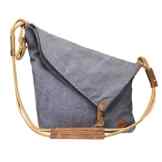 Fafada Damen Canvas Leder Umhängetasche Crossbody Schultertasche Mädchen Schultertaschen Lederhandtasche Shopper Messenger Bag