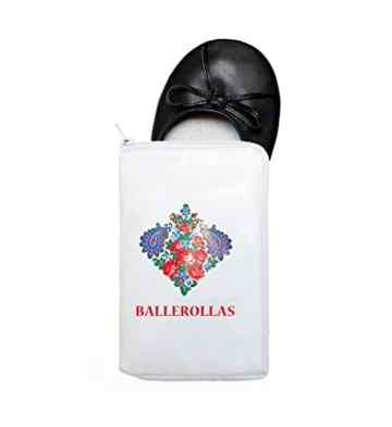 Faltbare Ballerinas BALLEROLLAS – Afterparty Schuhe – Wechselschuhe, schwarz Gr. 36