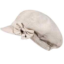 Fiebig – Damen – Ballonmütze Damenmütze Schirmmütze – mit Leinenanteil – 67446