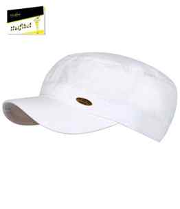 Fiebig GI Cap UV Schutz 50 Urbancap Tellercap Armycap Cap Kappe Basecap Damencap Sommercap uni mit Emblem (FI-47312-S16-DA0) inkl. EveryHead-Hutfibel