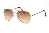 Filtral Pilotenbrille | Sonnenbrille Damen aus Metall in Gold mit Federbügelscharnier | Fliegerbrille verspiegelt Flash Mirror, Verlaufstönung F3011507