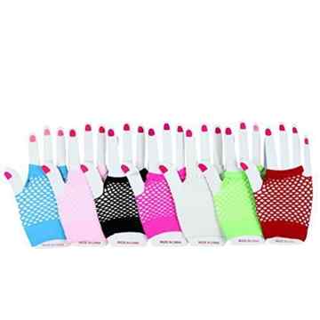 Fingerlose Netz Netzhandschuhe Handstulpen Handschuhe Einheitsgröße Karneval Fasching Mottoparty