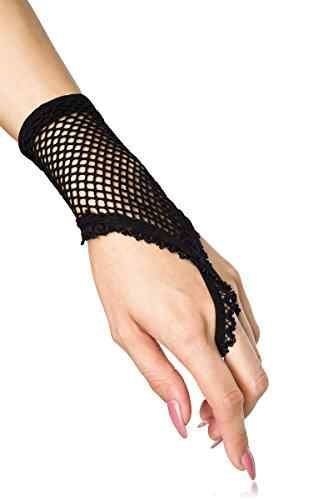 Fingerlose elastische Netz Handstulpen Handschuhe