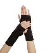 Fletion Damen Herren Winter Halb Handschuhe Winter Wärmer Strick Handschuhe Gestrickte Fingerlose Armstulpen Fäustlinge