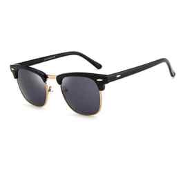 Forepin® Sonnenbrille mit Runden Gläsern mit Federscharnier Vintage Damen Herren