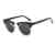Forepin® Sonnenbrille mit Runden Gläsern mit Federscharnier Vintage Damen Herren
