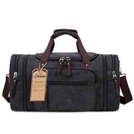 Fresion große Leinwand Reisetasche Tote Handtasche Männer Weekender Duffle Bag Daypacks für Frauen & Männer mit 44L