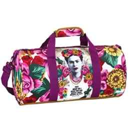 Frida Kahlo Damen Mädchen Sporttasche Reisetasche Weekender (S787), 50 x 25 x 25 cm