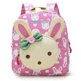 GWELL 3D Bunny Babyrucksack Kindergartenrucksack Kindergartentasche Backpack Schultasche Kinder Mädchen