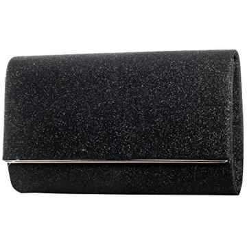 Gadzo® Abendtasche clutch glitzer Umhängetasche CLUG