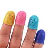 Gitarre Fingerspitze Protektoren 4PCS Fingerschutz für Ukulele Gitarre Zubehör Tefamore