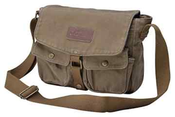 Gootium 30624 Vintage Canvas Unisex Schultertasche Umhängetasche Messengertasche für Herren/Damen