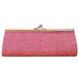 Gosear Frauen Damen Mädchen Glitzer Glitzer Clutch Handtasche Geldbörse Hochzeit Braut Prom Party Abend Handtasche Pink