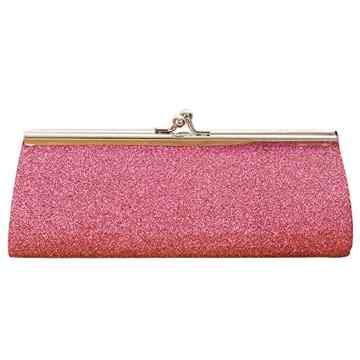 Gosear Frauen Damen Mädchen Glitzer Glitzer Clutch Handtasche Geldbörse Hochzeit Braut Prom Party Abend Handtasche Pink