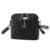 Gosear Frauen Damen Mädchen Mode Elegante PU Leder Schulter Tasche Umhängetaschen Schale Tasche mit Einzigartige Hirsch Anhänger Schwarz