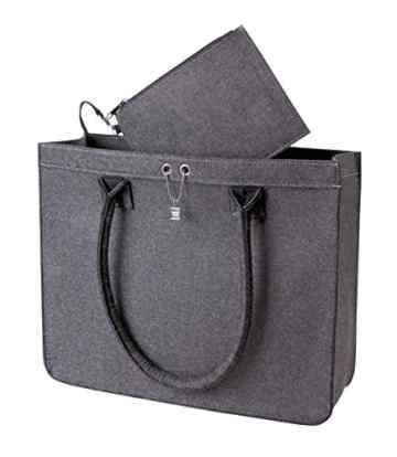 HALFAR® HF7556 City Shopper Modernclassic Freizeittaschen Einkaufstaschen Tasche anthracite