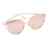 HENGSONG Twin-Träger klassische Frauen Metallrahmen Spiegel Sonnenbrille Cat Eye Brillenmode