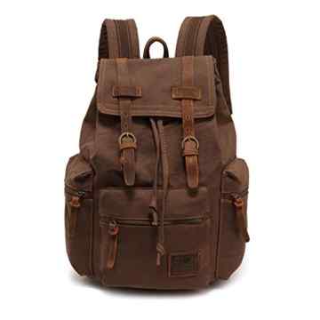 Herren Damen Vintage-Rucksack Canvas Rucksack Schultasche Schultasche Tasche Wandern Daypacks Snowboard-Rucksäcke