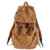 Herren Damen Vintage-Rucksack Canvas Rucksack Schultasche Schultasche Tasche Wandern Daypacks Snowboard-Rucksäcke (Khaki)