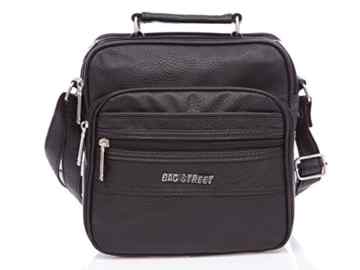 Herren Männer Schultertasche Messenger Tasche Umhängetasche schwarz Umhänger neu sport