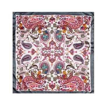 Heyjewels Mode Damen Halstuch Kopftuch Bandana Schal Tuecher mit Paisleymuster 60 x 60cm
