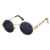 Highdas Metall Sonnenbrillen Damen Herren Vintage Retro Runde Sunglass Steampunk Beschichtung Glaser