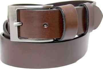 Hristos Unisex Erwachsene Ledergürtel Gürtel 100% Büffelleder 4Mm Dickes Leder
