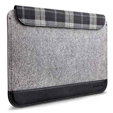 Inateck 13,3 Zoll Macbook Air/ Pro Retina Sleeve Hülle Ultrabook Laptop Tasche Speziell für 13,3″ Apple Macbook Pro Retina und Macbook Air, Grau