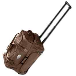 JEMIDI Trolley Tasche „Franky“ 40L Reisetrolley Leder Look Reisetasche mit Griff und Rollen