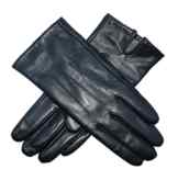 Jasmine Silk Damen Lederhandschuhe aus weichem Ziegennappaleder Cashmere gefüttert Schwarz