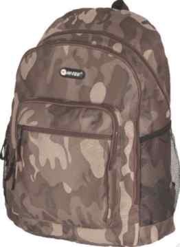 Jungen Herren Hi-Tec Camouflage School Rucksack Rucksack (Army Grün/Army Grau/Desert)