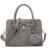 KAMIERFA Damen Vintage Matt PU Leder Handtaschen Henkeltasche mit Pelz-Kugel
