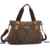 KISS GOLD Retro abwaschbare Damen Schultertasche Canvas Totes Hobo Bag