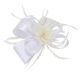 Kapmore Frauen Hochzeit Haar Clip Hut haarschmuck blumen Fascinator mit Schleier Perlen Feder