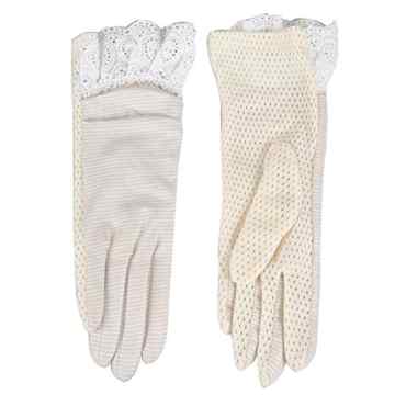 Kenmont Sommer Frauen dame UV-Schutz outdoor Baumwolle Handschuhe