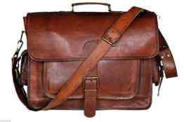 Krish Vintage Leder Laptop Tasche Messenger Handgefertigt Aktentasche Umhängetasche Schultertasche