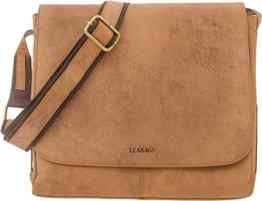 LEABAGS Hamburg Umhängetasche aus echtem Büffel-Leder im Vintage Look