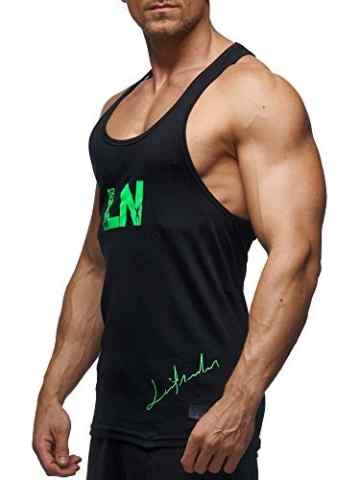 LEIF NELSON GYM Herren Fitness Stringer LN06205