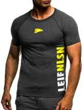 LEIF NELSON GYM Herren Fitness T-Shirt Trainingsshirt Training LN06279