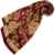 LORENZO CANA Luxus Designer Seidentuch 100% Seide Tuch Damentuch Foulard Blumenmuster Floral bedruckt 90 x 90 cm Markentuch Weinrot 89165