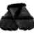 Lammfell Handschuhe fingerlos schwarz