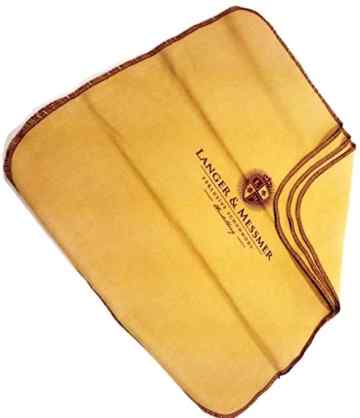 Langer & Messmer Baumwolltücher im 3er Set Schuhputztücher beige