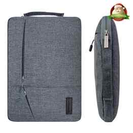 Laptop Sleeve Hülle Tasche Tragetasche ,Yarrashop® multifunktionaler Aktentasche mit Seitentaschen für Macbook Air Pro/ Notebook / Surface / Dell Tasche(11 Inch,Grau)