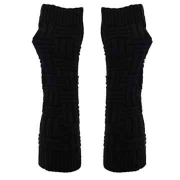 Latinaric Damen Gestrickte fingerlose Armstulpen Arm Handschuhe Armwärme