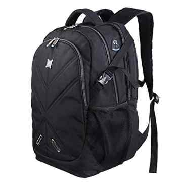 Lifewit Laptop Rucksack Daypack Wasserdicht Laptoptasche Notebooktasche Reiserucksack Multifunktionsrucksack Passend für bis zu 17,3 Zoll für Schule