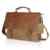 Lifewit Vintage Messenger Bag 15,6 Zoll Umhängetasche Aktentasche Schultertasche Laptoptasche Notebooktasche aus Canvas und Leder Kaffee