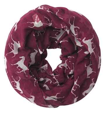 Lina & Lily Pferd Horse Damen Loop Schal Schlauchschal