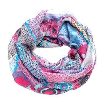 Loop – Schal / Schlauchschal mit Kreismuster in verschiedenen Farben, Hochwertig von ZAROLO