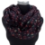 Loop von Ella Jonte Damenschal schwarz rot mit Kirschen Rockabilly